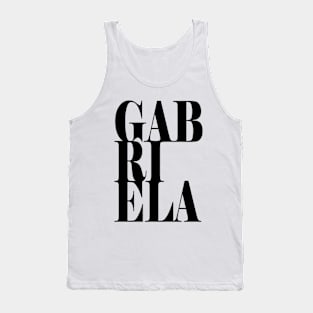 Gabriela Girls Name Bold Font Tank Top